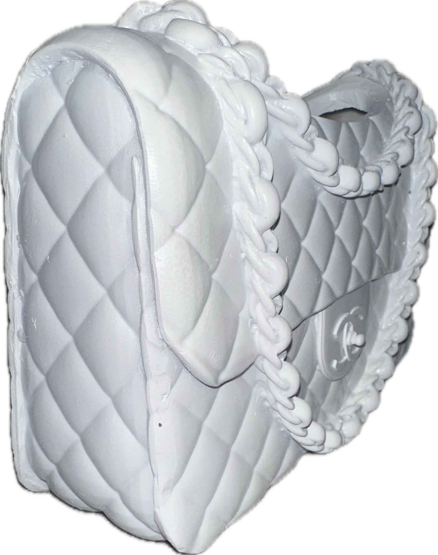 Quilted Handbag white